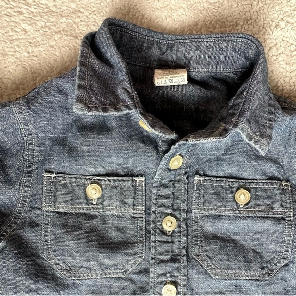 Crewcuts Denim Button Down Shirt - Picture 4 of 7